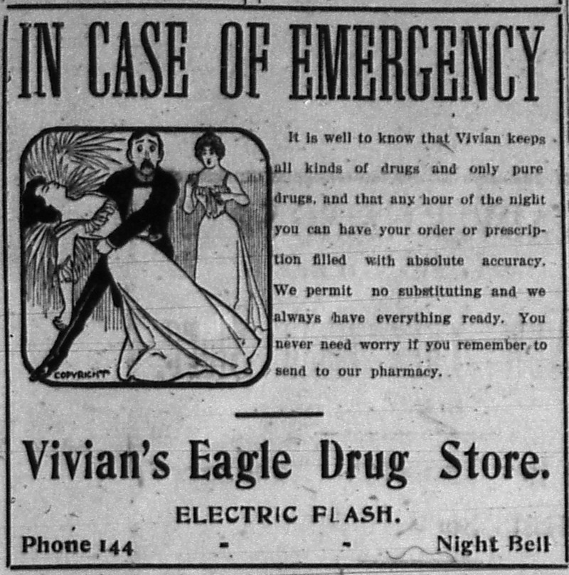 Newspaper ad - <i>The Copper Country Evening News</i>, 01 Oct 1901